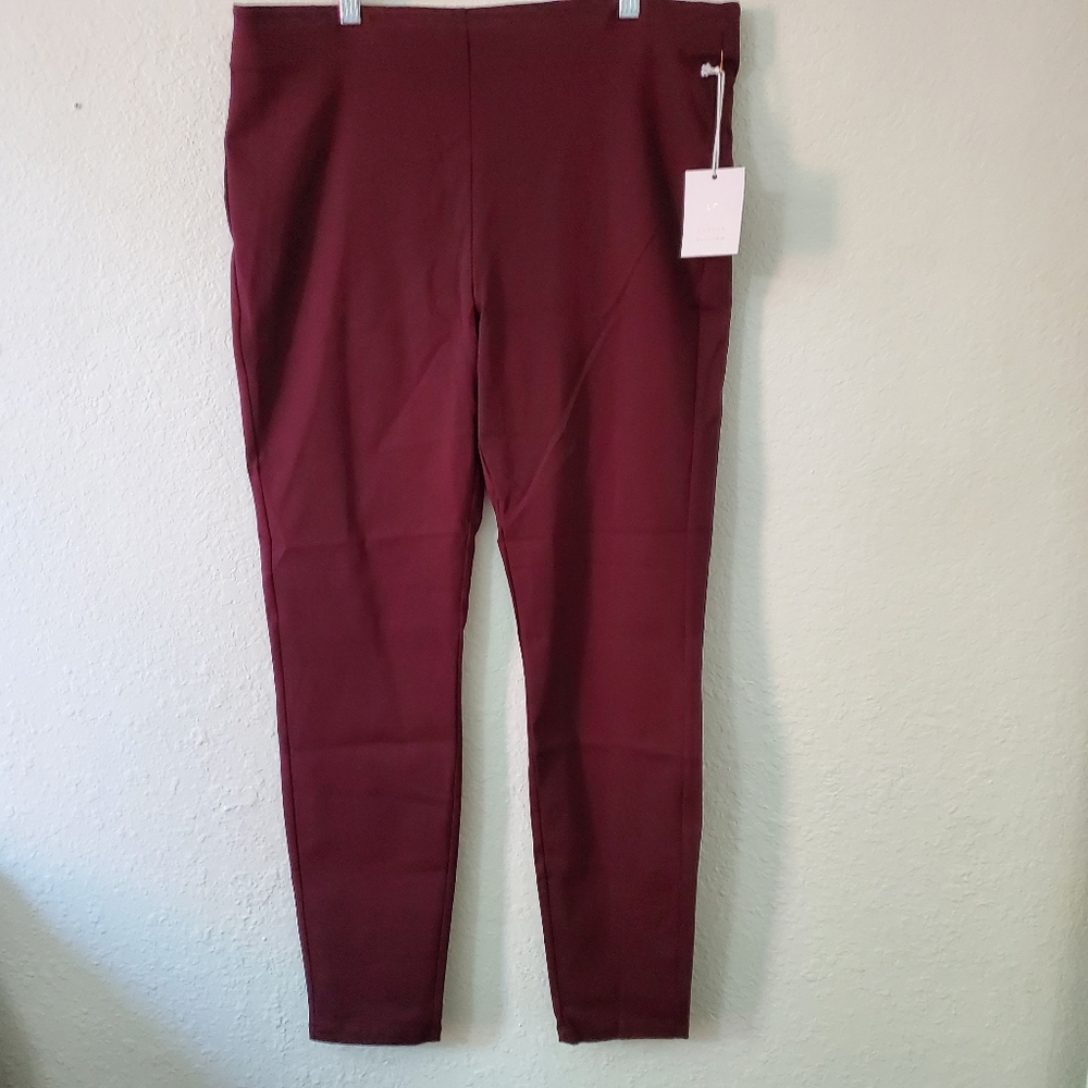 LC Lauren Conrad Pull-On Skinny Twill Pants XL